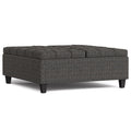 Black / 40"W x 40"D x 16.5"H / Fabric