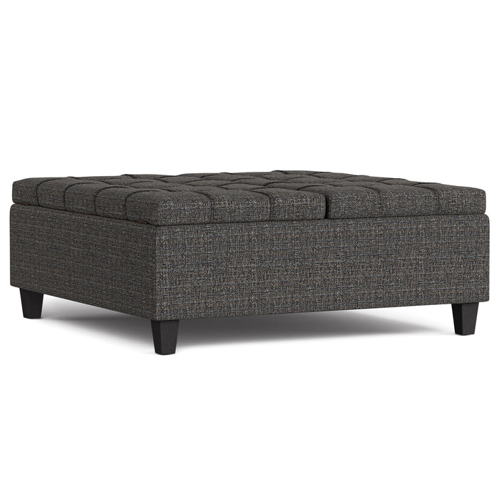 Black / 40"W x 40"D x 16.5"H / Fabric