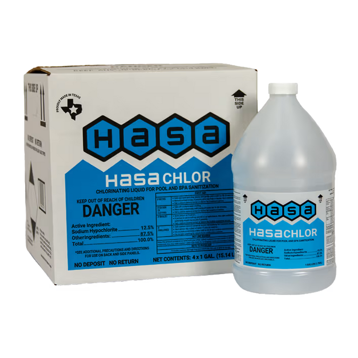 HASA CHLOR LIQUID CHLORINE 4 PK  HAS01841CS