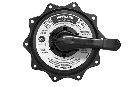 HAYWARD MULTIPORT VALVE KEY COVER AND HANDLE ASSY- BLACK (SH8)