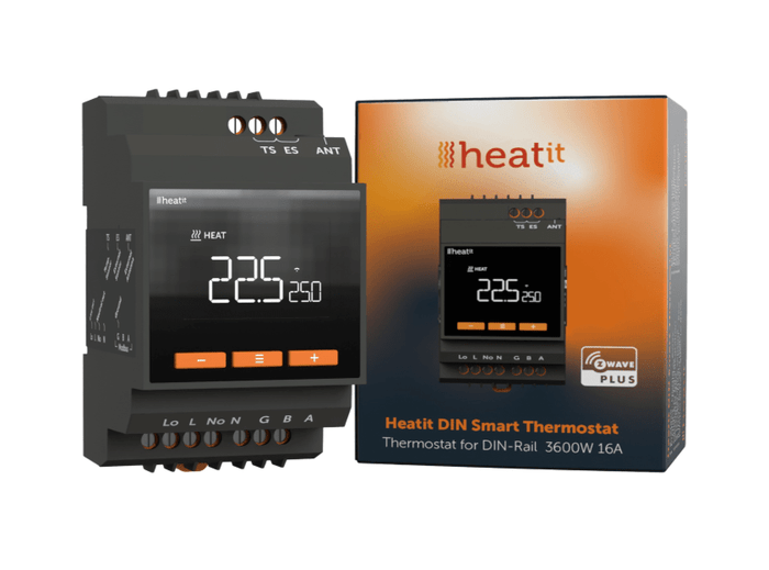 Heatit DIN Smart Thermostat - HEAE5430459 - Vesternet