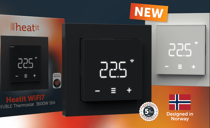 HeatIt Z-TRM7 Thermostat Z-Wave 800 series - HEAE5430571 - Vesternet