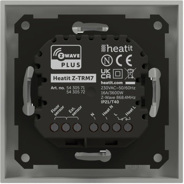 HeatIt Z-TRM7 Thermostat Z-Wave 800 series - HEAE5430571 - Vesternet
