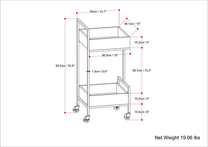 Hobbs - Bar Cart - Natural