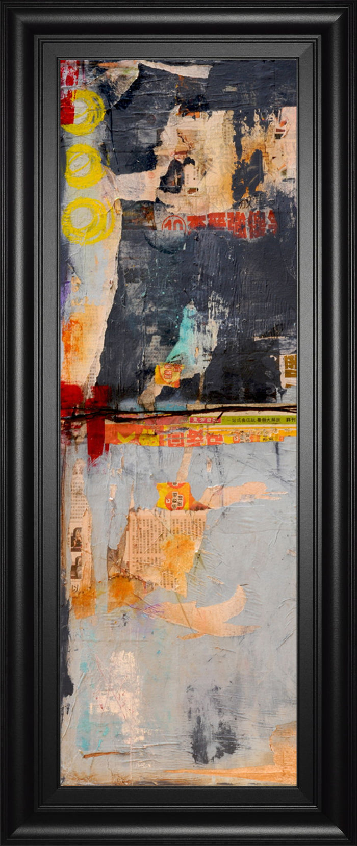 Hong Kong Post I By Erin Ashley - Framed Print Wall Art - Beige