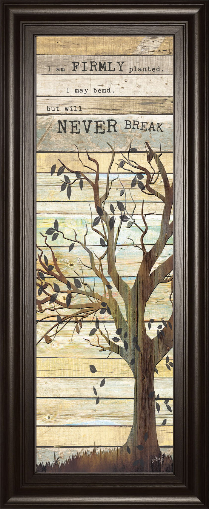 I Am Firmly Planted By Marla Rae - Framed Print Wall Art - Beige