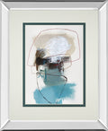 In The Middle II By Barnes Mirrored Frame - Beige