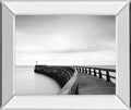 Into The Mist By Papiorek - Mirror Framed Print Wall Art - Gray
