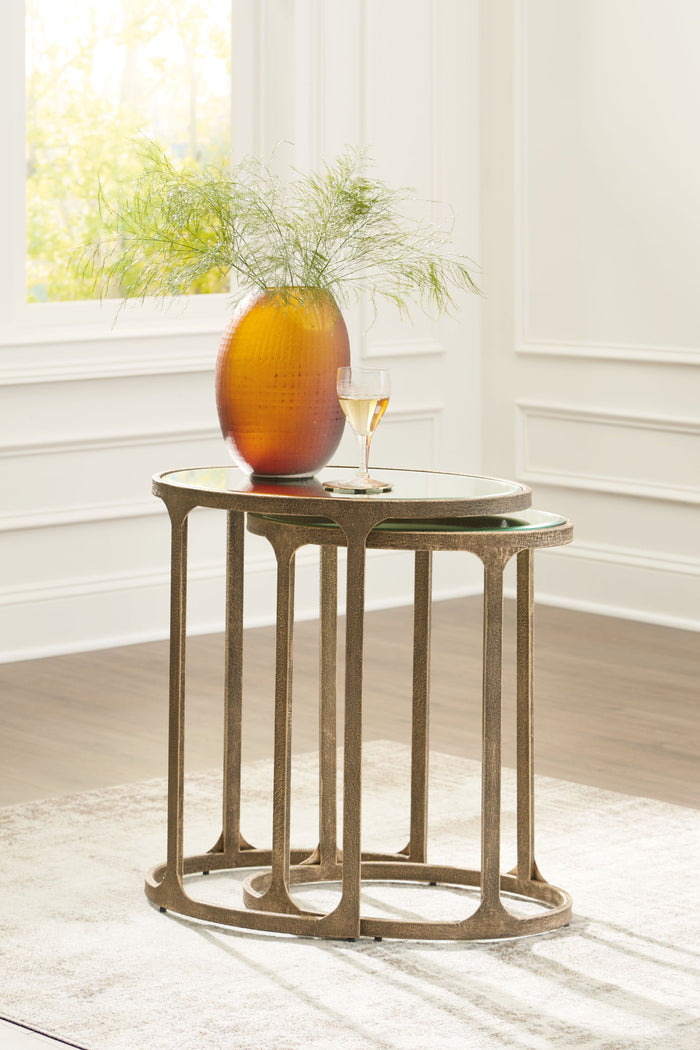 Irmaleigh - Accent Table Set (Set of 2) - Antique Black