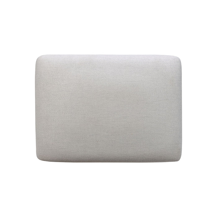 Islamorada - Backless Upholstered Stool - Blanc / Dapple Gray