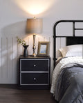 Jabir - Accent Table - Black / Silver