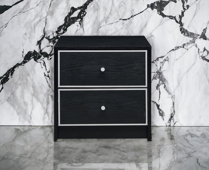 Jabir - Accent Table - Black / Silver
