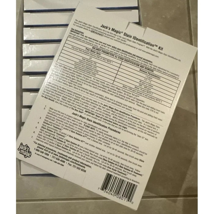 JACKS MAGIC STAIN IDENTIFICATION KIT