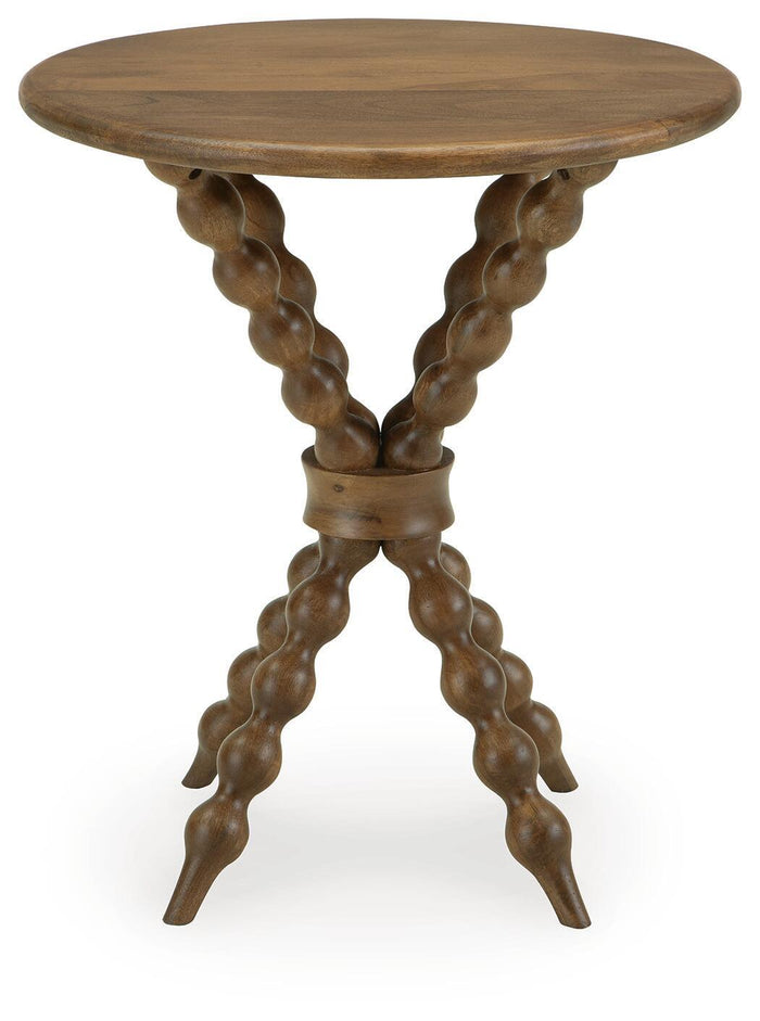 Jadner - Accent Table - Light Brown