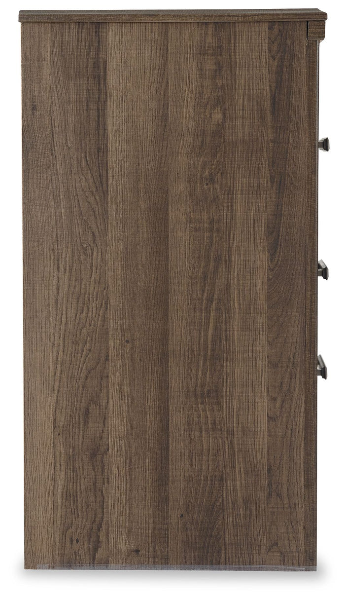 Juararo - Two Drawer Night Stand - Dark Brown