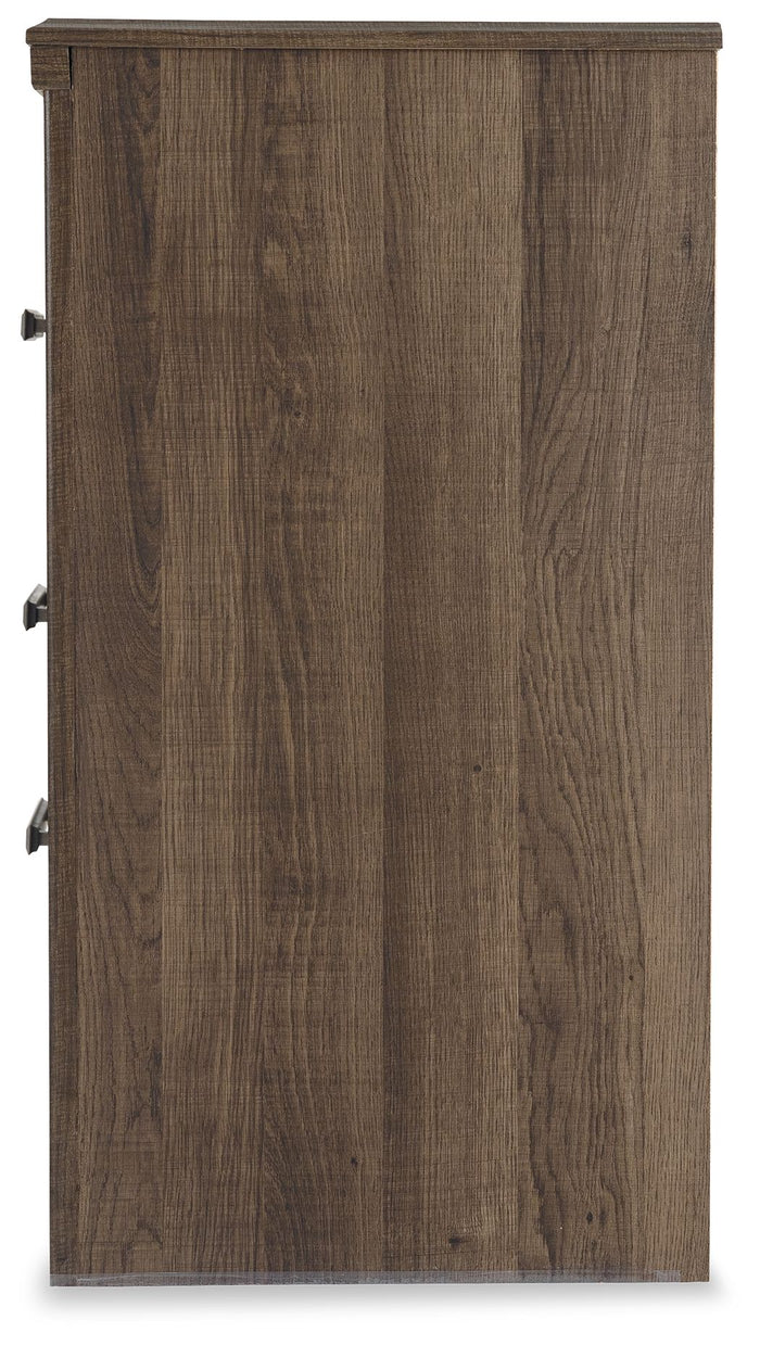 Juararo - Two Drawer Night Stand - Dark Brown