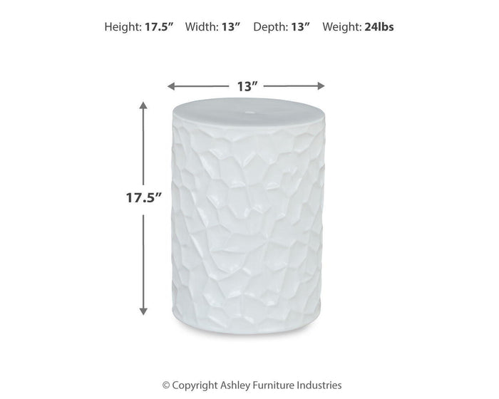 Jungrove - Indoor/Outdoor Stool - White