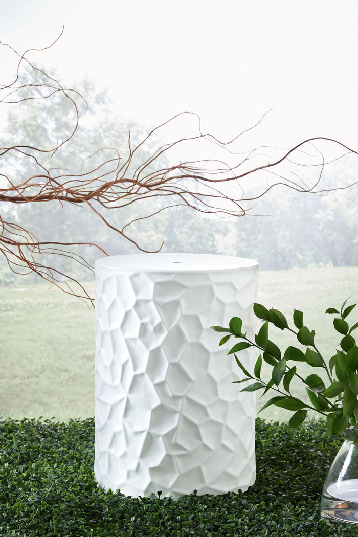 Jungrove - Indoor/Outdoor Stool - White