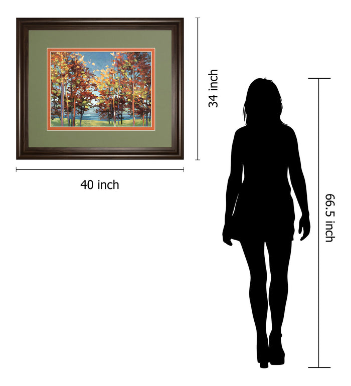 Kaleidoscope By Jmp - Framed Print Wall Art - Light Brown