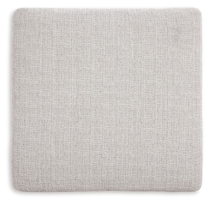 Koralynn - Oversized Accent Ottoman - Stone