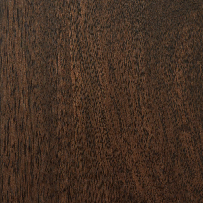 Korestone - Round End Table - Dark Brown