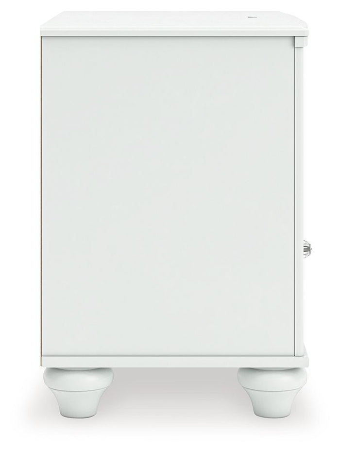 Kozlani - One Drawer Night Stand - White