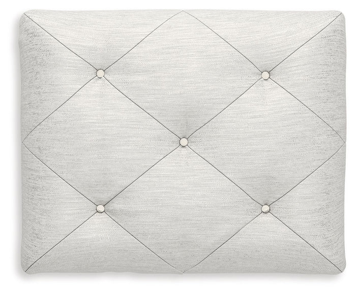 Kozlani - Vanity Upholstered Stool - White