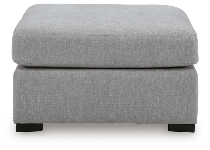 Lakepoint - Oversized Accent Ottoman - Nickel