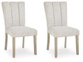 Larawyn - Dining Upholstered Side Chair (Set of 2) - Bisque