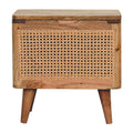Larissa - Lid Up Storage Stool - Oak