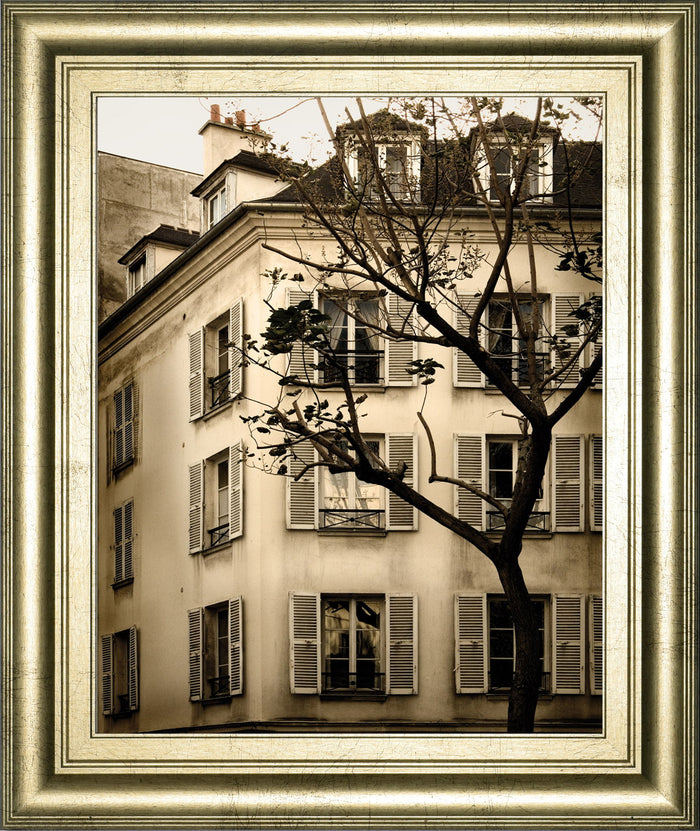 Latin Quarter I By Milla - Framed Print Wall Art - Beige
