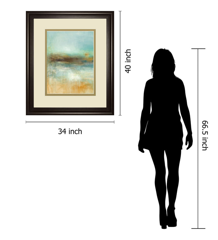 Let The Summer Sun Shine By Pasion - Framed Print Wall Art - Beige