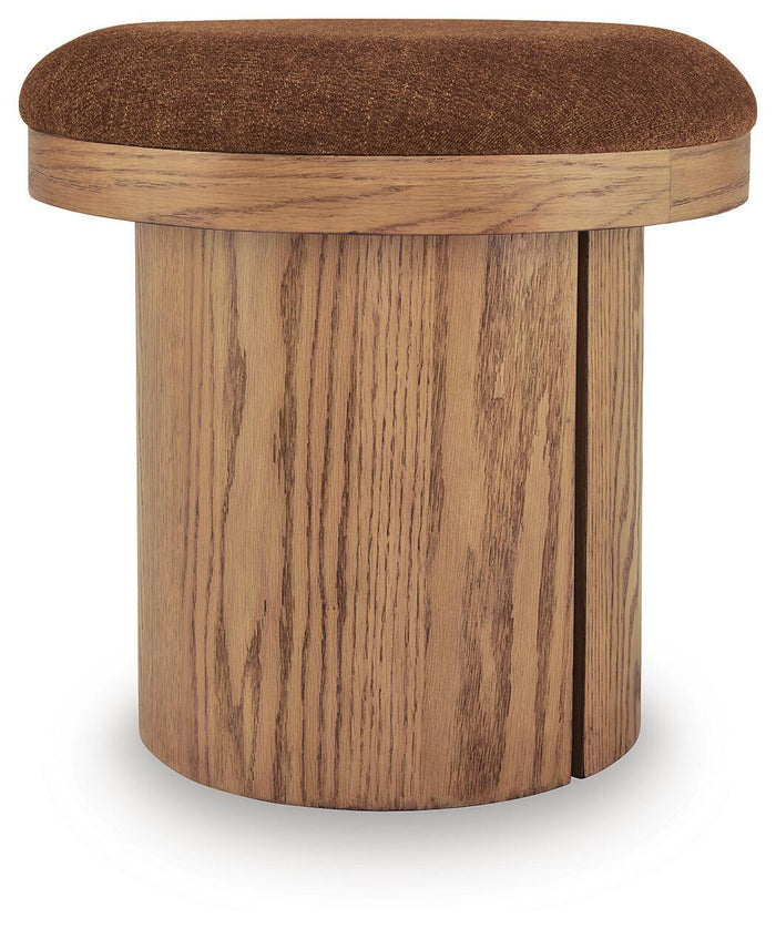 Lewisen - Accent Ottoman - Clay