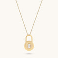 Love Lock Necklace in Gold Vermeil on 925 Sterling Silver
