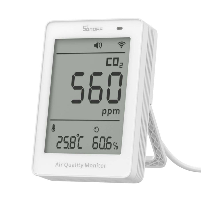 Matter Sonoff AirGuard CO2 Air Quality Monitor - SONLSAWF-08P - Vesternet
