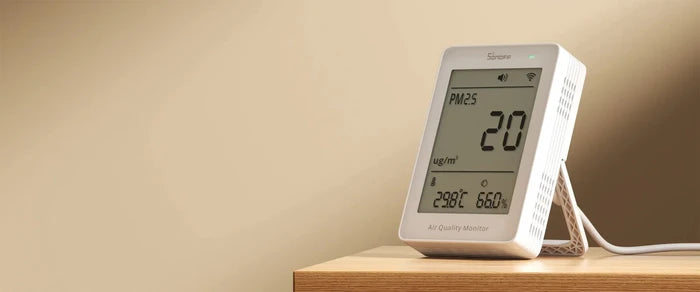 Matter Sonoff AirGuard PM2.5/PM10 Air Quality Monitor - SONLSAWF-07P - Vesternet