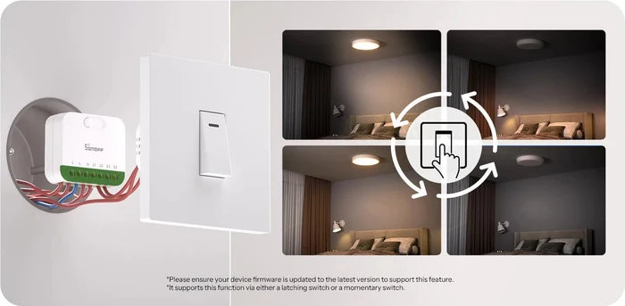 Matter Sonoff DUO 2 - Gang Smart Switch - SONLMINI2GS - Vesternet