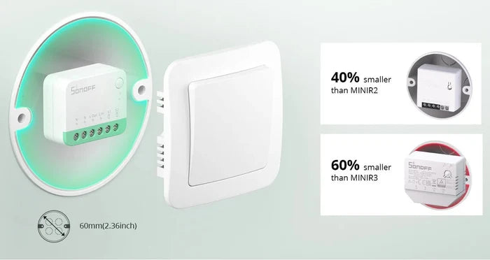 Matter Sonoff MINI Extreme Smart Switch - SONLMINIR4M - Vesternet