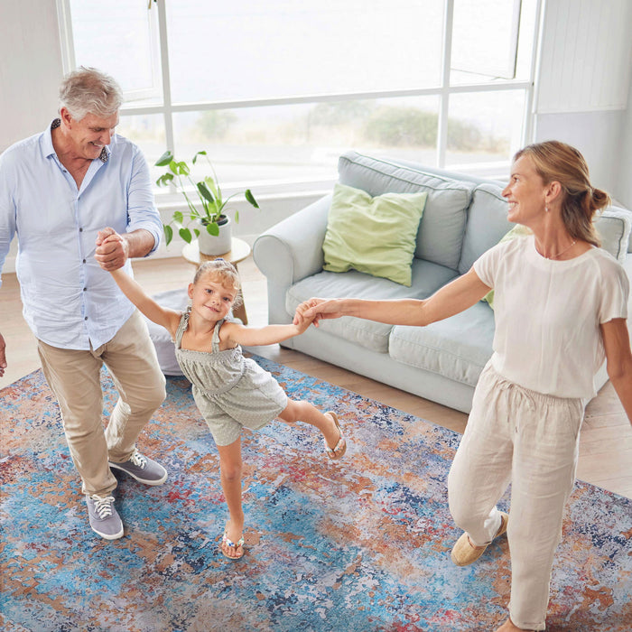 Maval - 8' X 10' Area Rug Washable - Multi