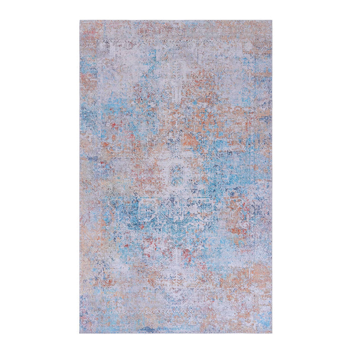 Maval - 8' X 10' Washable Area Rug - Yellow