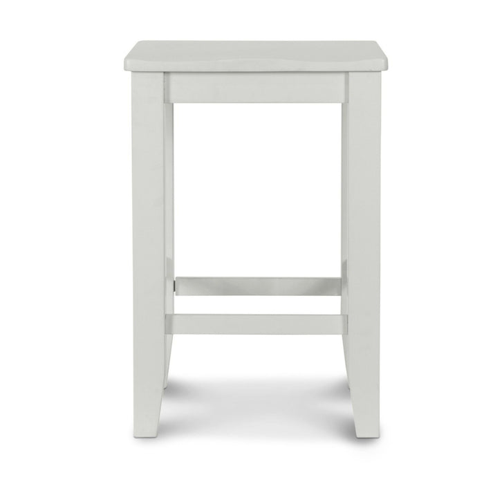 Miramar - Backless Stool - Stark White by Sea Winds, view 2