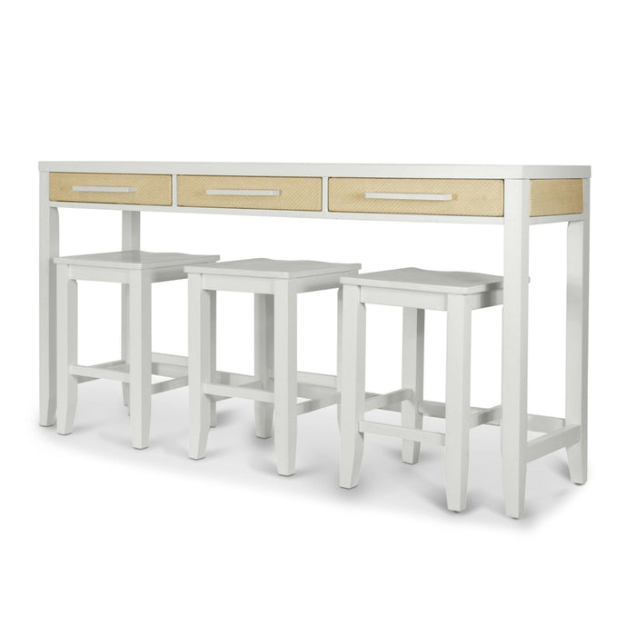 Miramar - Backless Stool - Stark White by Sea Winds, view 4