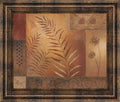 Modern Fern Il By Vivian Flasch - Framed Print Wall Art - Light Brown