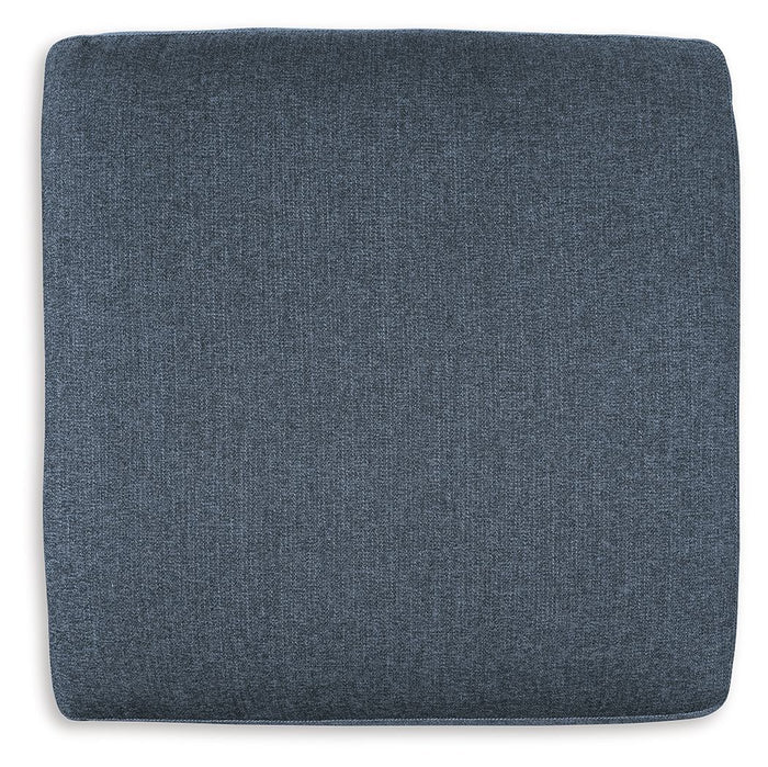 Modmax - Oversized Accent Ottoman - Fabric - Ink