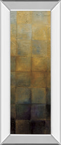 Modra Il By Pasion - Mirror Framed Print Wall Art - Light Brown