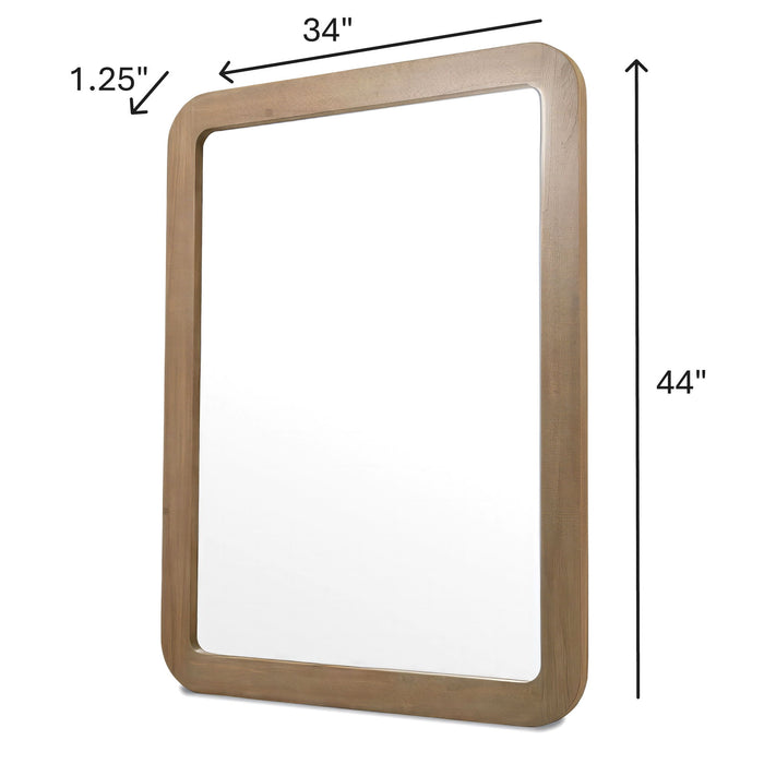 Monterey - Rectangular Wall Mirror - Sandstone