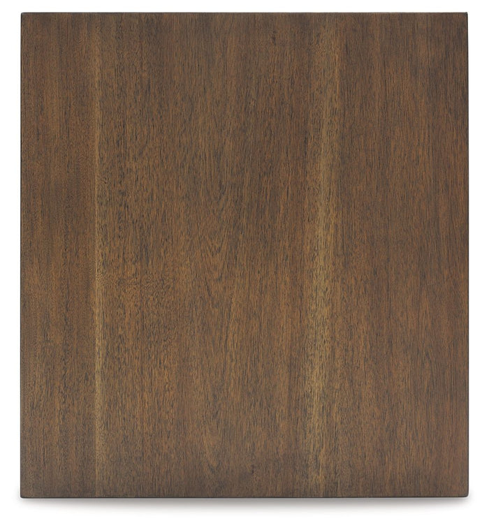 Moriville - Rectangular End Table - Grayish Brown