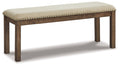 Moriville - Upholstered Bench - Beige