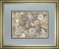 Natural Agate By Albena Hristova - Framed Print Wall Art - Beige