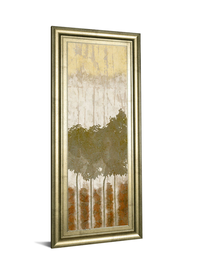 Nature's Quartet I By Alonzo Saunders - Framed Print Wall Art - Light Brown
